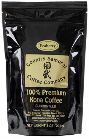 100% Kona Peaberry Grade - Half Pound